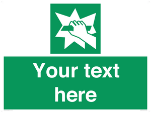 Custom Break Glass Sign